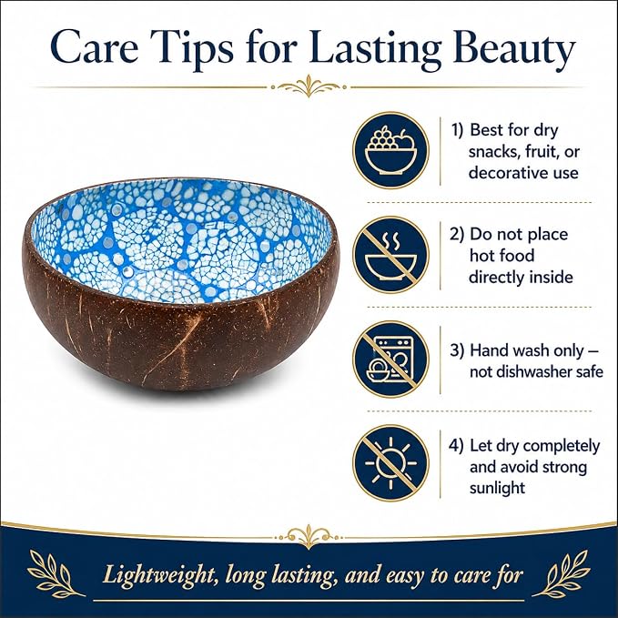 Natural Coconut Bowl Key Decorative - Image 7
