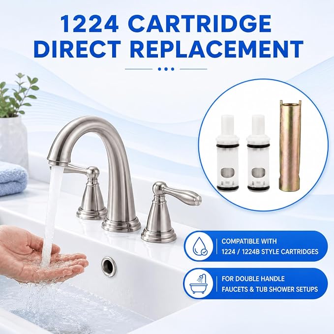 1224 1224B 14272 Faucet Cartridge Replacement Kit - Image 5