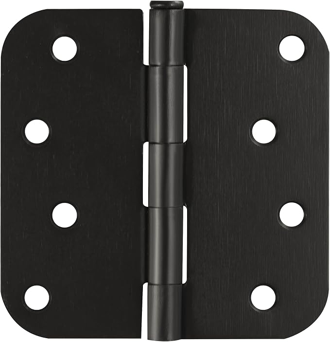 Design House Interior Door Hinge, Oil Rubbed Bronze | 5/8" Radius, Traditional - Image 2