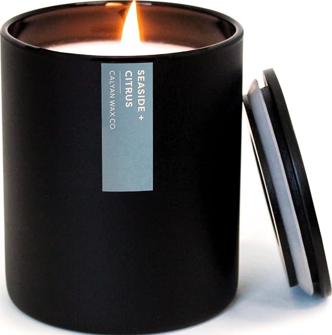 Seaside & Citrus Scented Candle by CalyanWaxCo