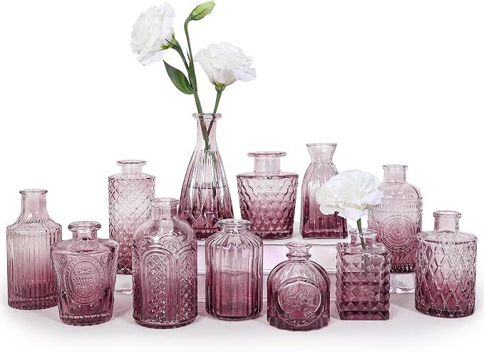 SUPMIND Glass Bud Vases Set, Home Decor, Table Decoration, Baby Shower by SUPMIND