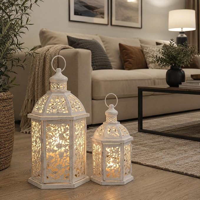 Lanterns Decorative Outdoor&Indoor, Candle Holder - Image 6