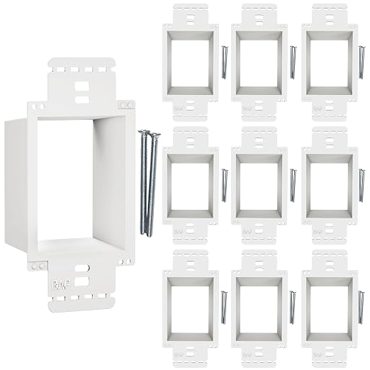 BWP 10 Pack Electrical Outlet Box Extender 1 Gang by BWP