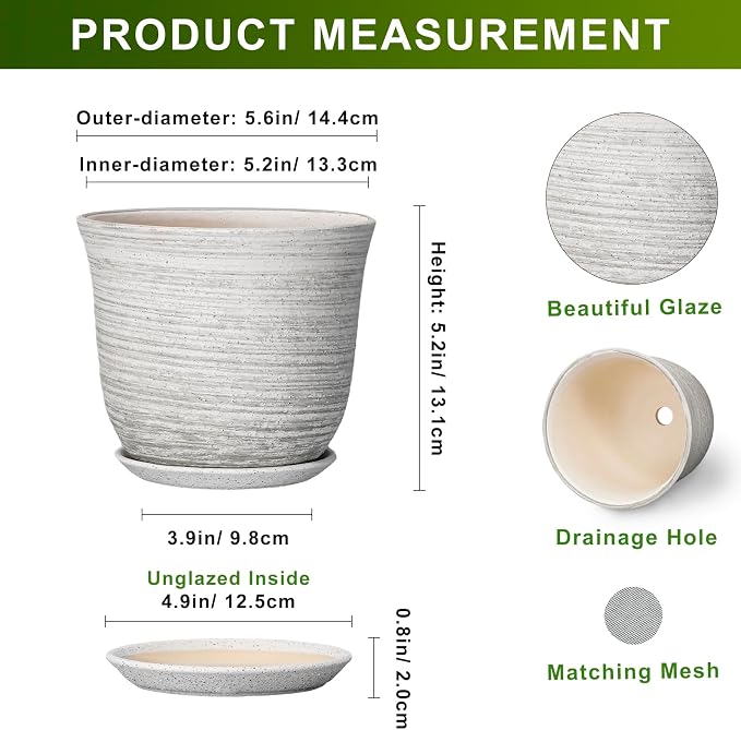 Ceramic Pots for Plants - Image 2