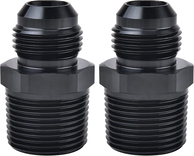 EVIL ENERGY 10AN Male Flare to 3/4" NPT Pipe Fitting Adapter Aluminum Straight by EVILENERGY