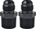 EVIL ENERGY 10AN Male Flare to 3/4" NPT Pipe Fitting Adapter Aluminum Straight by EVILENERGY