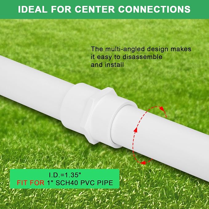 10Pack 1" Socket x Female Pipe Thread Adapter PVC Pipe Fittings Furniture Grade - Image 3
