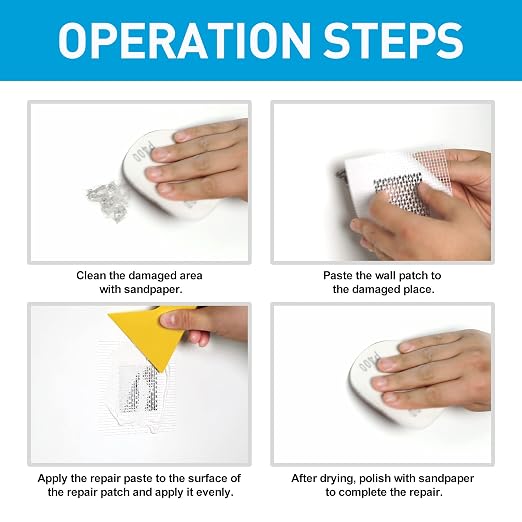BONCART Spackle Wall Repair Kit, And Aluminum Patches. - Image 5