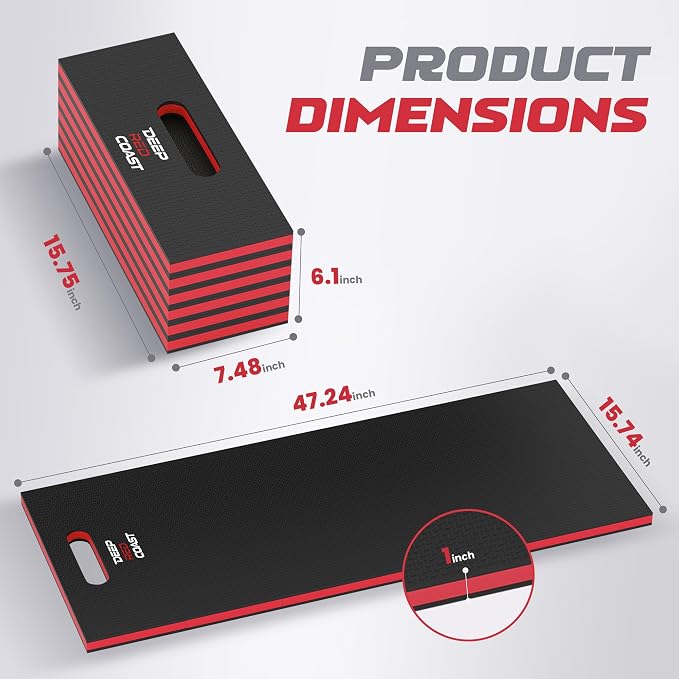 Folding Kneeling Pad, 47 x 15.8 Inch - Image 2