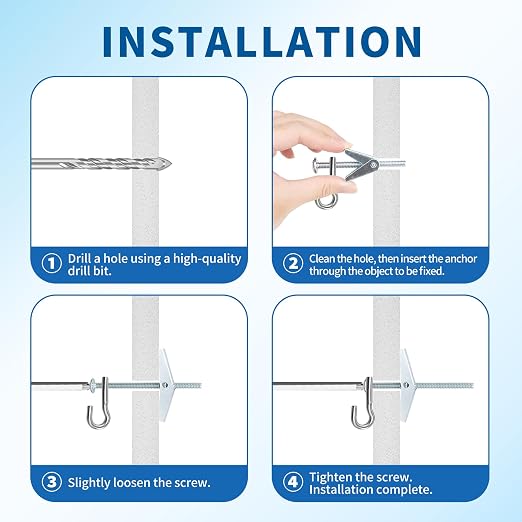 30 Sets 3 Sizes Hollow Wall Anchors - Image 4