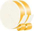 Weather Stripping, High Density CR, Strong Adhesive, 1 in x 1/8 in x 33Ft | by MIKONIYA