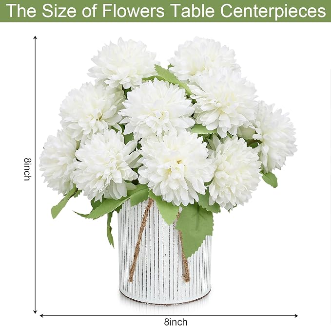 6 Set Pre-Made Flower Table Centerpieces - Image 2
