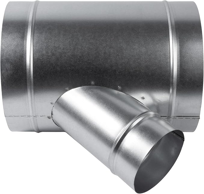 8" Inch to 4" Inch Branch Wye-Shape Ducting Splitter - Image 6