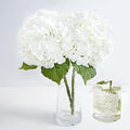 2Pcs 21in Hydrangea Artificial Flowers, Latex Real Touch Hydrangeas | Lifelike by MARTINEMALL