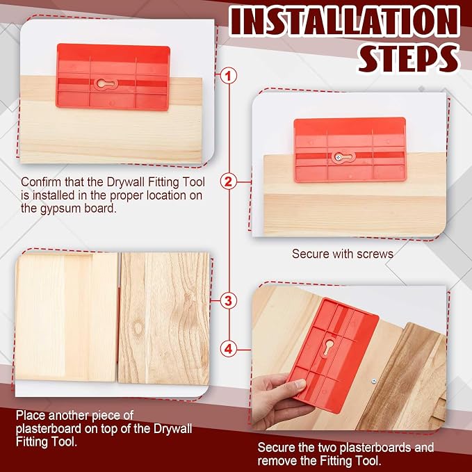 1 Pcs Drywall Fitting Tool Supports the Board in Place While Installing Drywall - Image 6