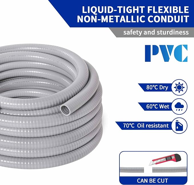 Yariwiz Flexible Electrical Conduit Liquid Tight PVC Conduit Kit - Image 3