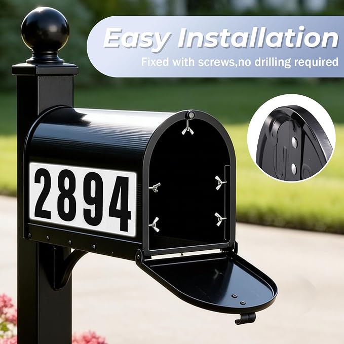 Moxweyeni 6 1/4 x 8 Inch Mailbox Door Replacement - Image 7