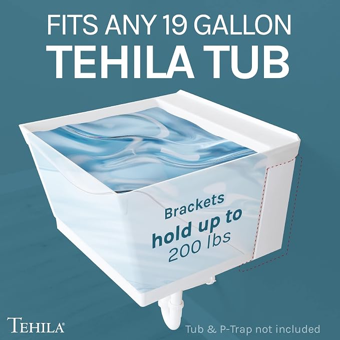 JS Jackson Supplies Tehila White Wall Mounting Kit - Image 3