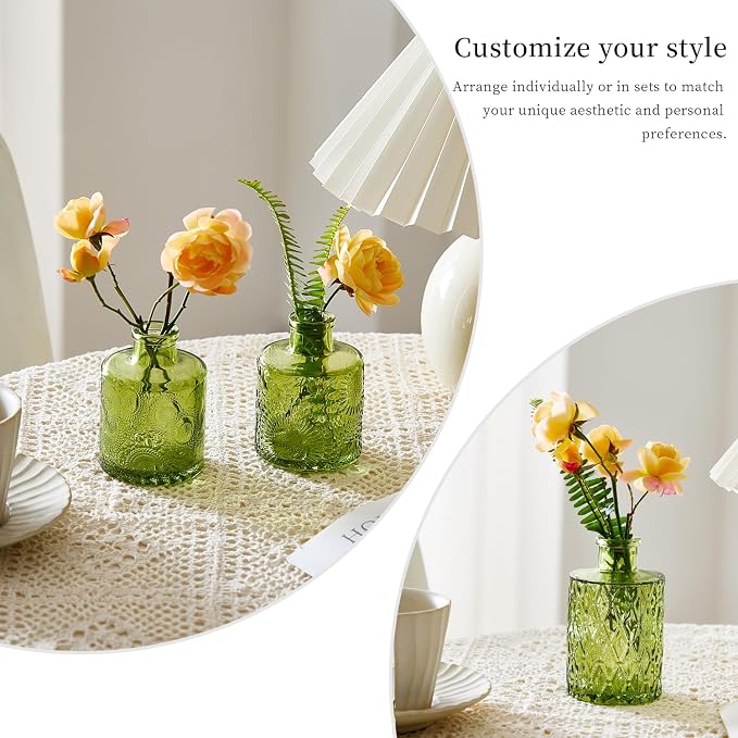 Glass Bud Vases Set of 64 - Image 6