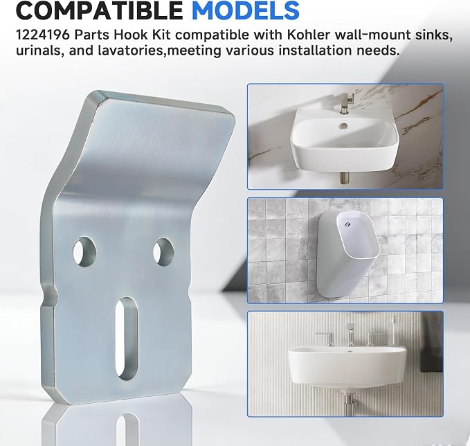1224196 Wall-Mounted Sink Hanger Kit Compatible - Image 4