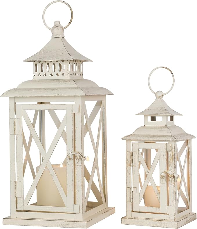 Lanterns Decorative Outdoor&Indoor, Candle Holder by NEEDOMO-LightUpYourSpace