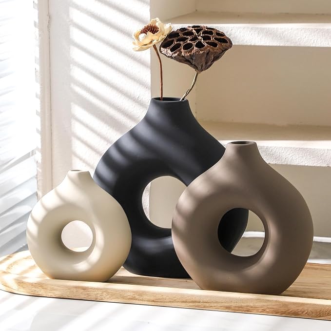 Vanselia Ceramic Vase Home Table Decor - Image 8