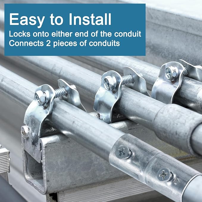 uxcell EMT Coupling, 16mm EMT Set Screw Coupling Conduit Fittings 47mm Length - Image 4