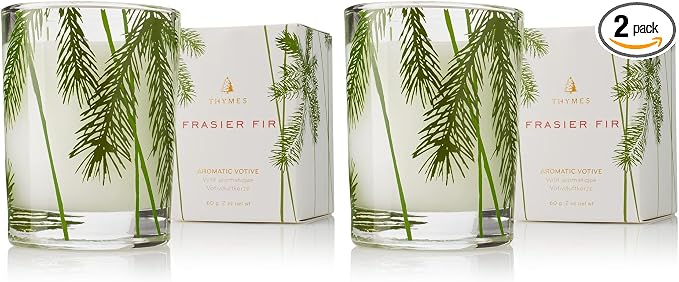 Thymes Frasier Fir Pine Needle Candle – Holiday Candles by Thymes
