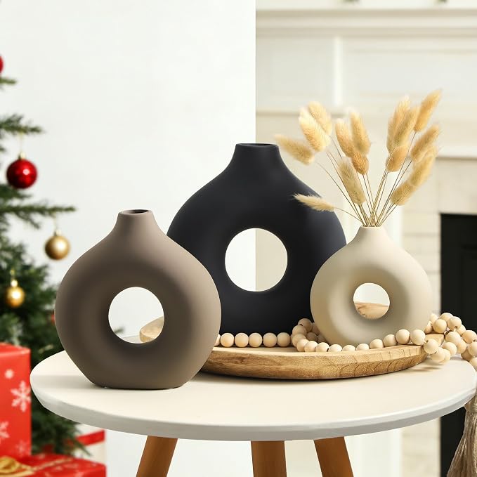 Vanselia Ceramic Vase Home Table Decor - Image 9