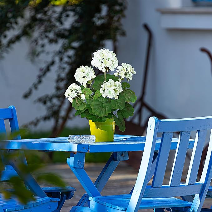 FOREST PRINCE 18"Artificial Geraniums - Image 4