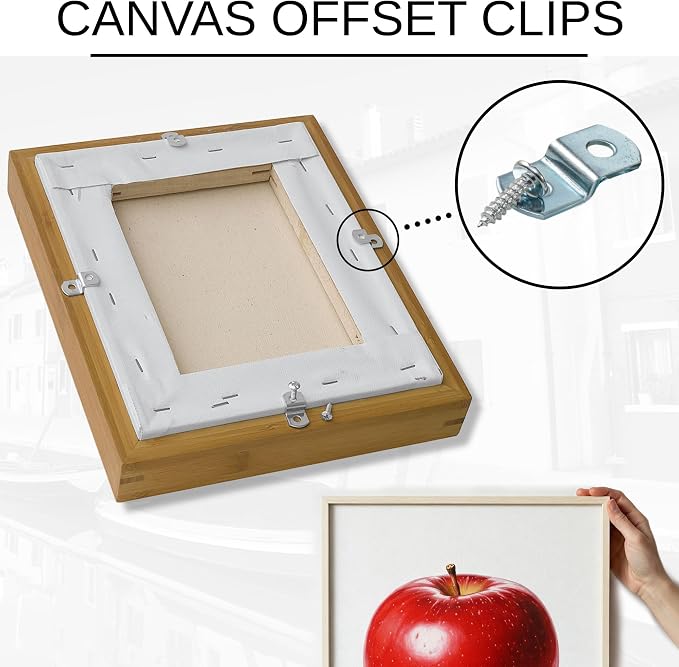 Canvas Clips 8-Pk: or Choose Your Length; Mirror Picture Frame or Artwork - Image 6