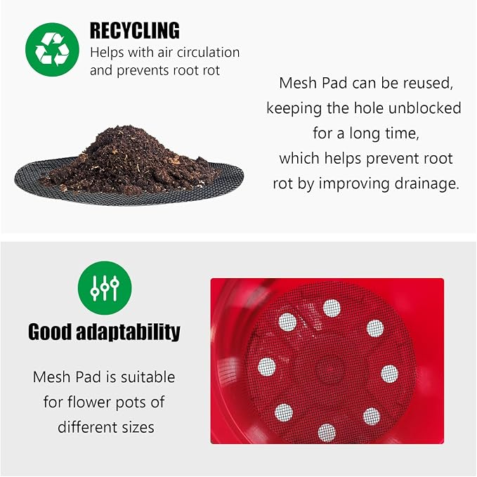 RooTrimmer 200 Pack 68MM, 2.7 inch Round Mesh Nets - Image 3