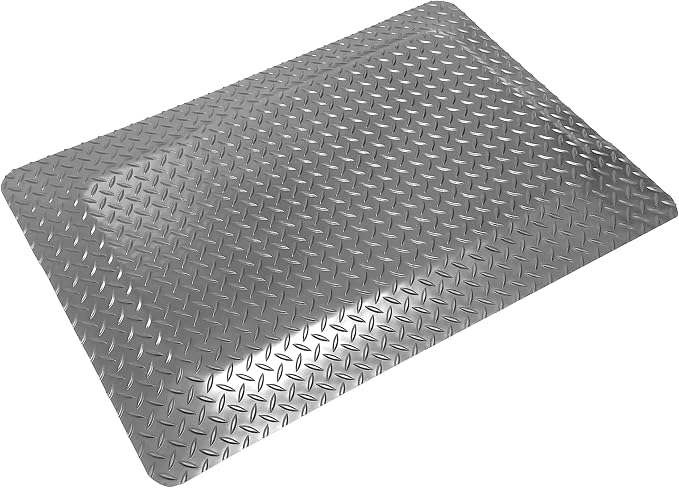 American Classic Diamond Plate Anti-Fatigue Gray Mat, Industrial Ergonomic - Image 7