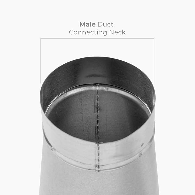 45° Degree Ø6 x 4 x 4 Inch Y Shape Duct Splitter - Image 5