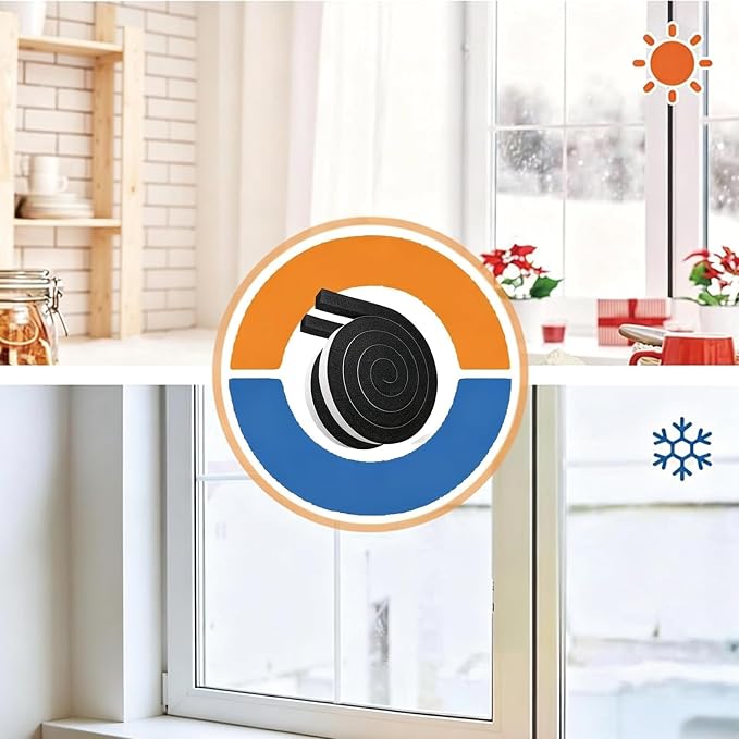 Air Conditioner Window Seal 1 Inch X 1 Inch Weather Stripping Door Seal | Thick - Image 6