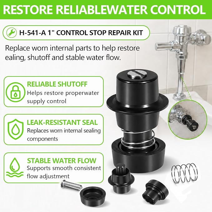 H-541-A 1 in Control Stop Repair Kit - Image 4