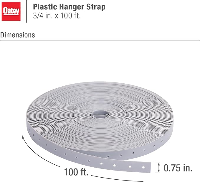 Oatey 339270 33927 3/4" By 100-Feet Boxed Plastic Strap, 3/4" x 100' - Image 5