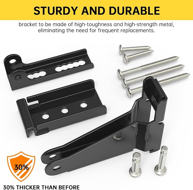 Storm Door Closer Bracket, Protecting Doors from Damage from Winds | Reinforced - Image 2