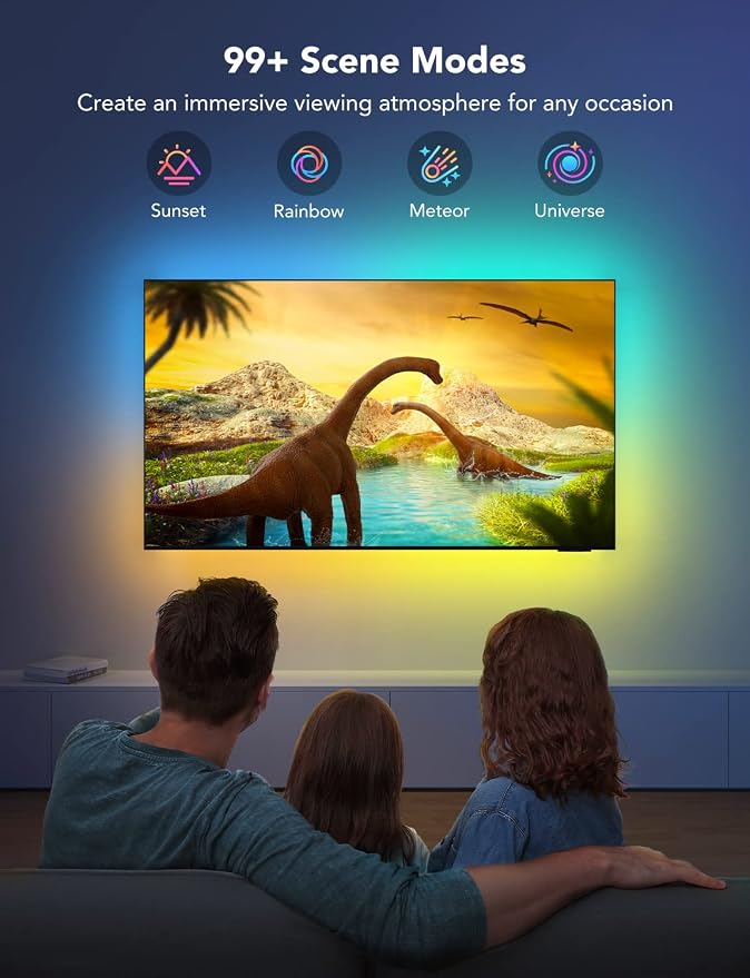 Govee TV LED Backlight, RGBIC Smart LED Strip Lights - Image 5