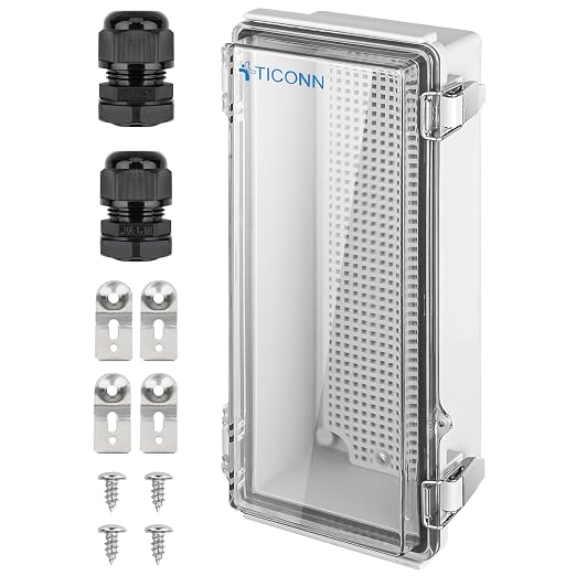 TICONN Outdoor Electrical Box Waterproof, ABS IP67 Junction Box Enclosure | by TICONN