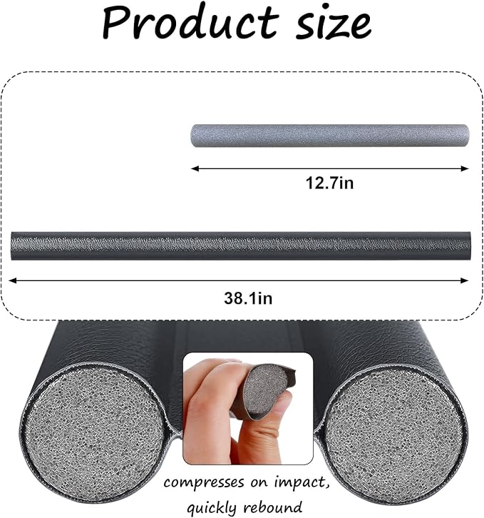 Wanheart Under Door Draft Stopper 38 Inch, Door Sweep - Image 2