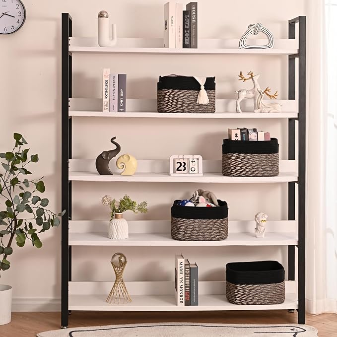 ICERZCZ Storage Baskets for Shelves Organizing, Woven Cotton Rope Baskets for - Image 2