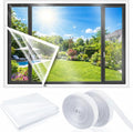 Beveer Window Insulation Kit 87 Inch X 30 ft, Cuttable Film, Waterproof | by Beeveer