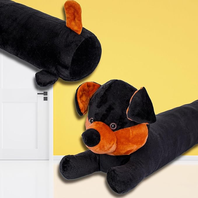 Dog Under Door Draft Stopper Heavy Duty, 3LB 36 Inch Decorative Fabric Door - Image 3