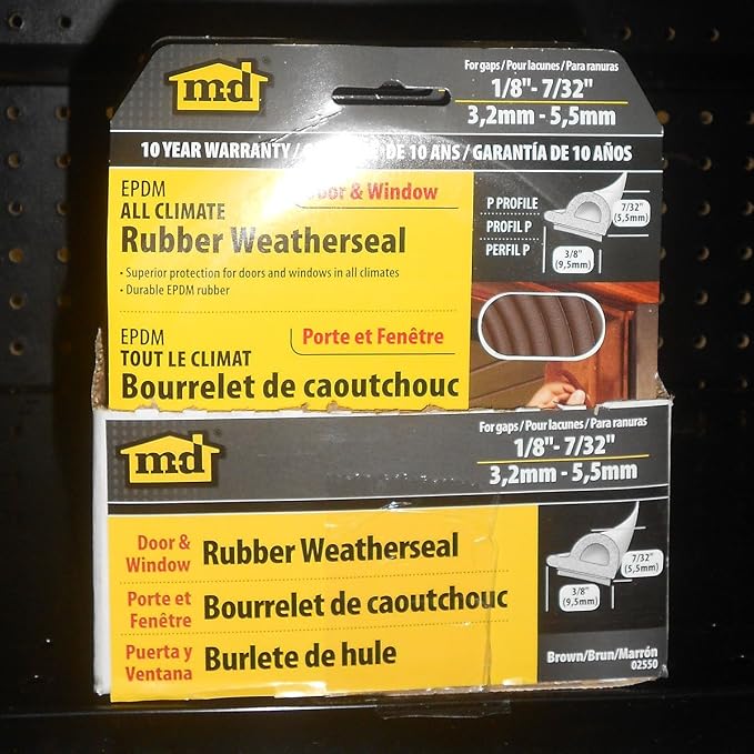 All Weather EPDM Rubber weatherstripping, P Seal Door Seal - Image 14