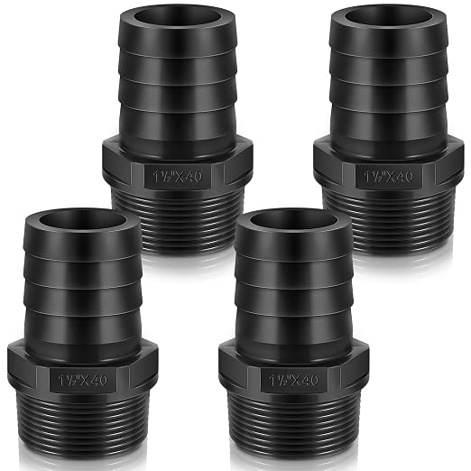 2 Pcs Pool PVC Tube Fitting Barbed Hose Fittings Adapter | Hose Fittings by Innconee