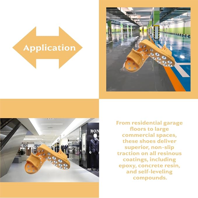 Anti-Slip Spiked Shoes for Epoxy Floors, Resinous Coatings, Self-Leveling - Image 5