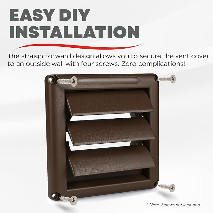Deflecto Outdoor Dryer Vent Cover 4-Inch - Image 6