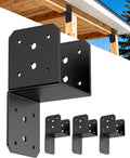 Heavy Duty Angle Brackets for 4x4, 4x6 Post, and Outdoor Crafts Woodworking by Unknown