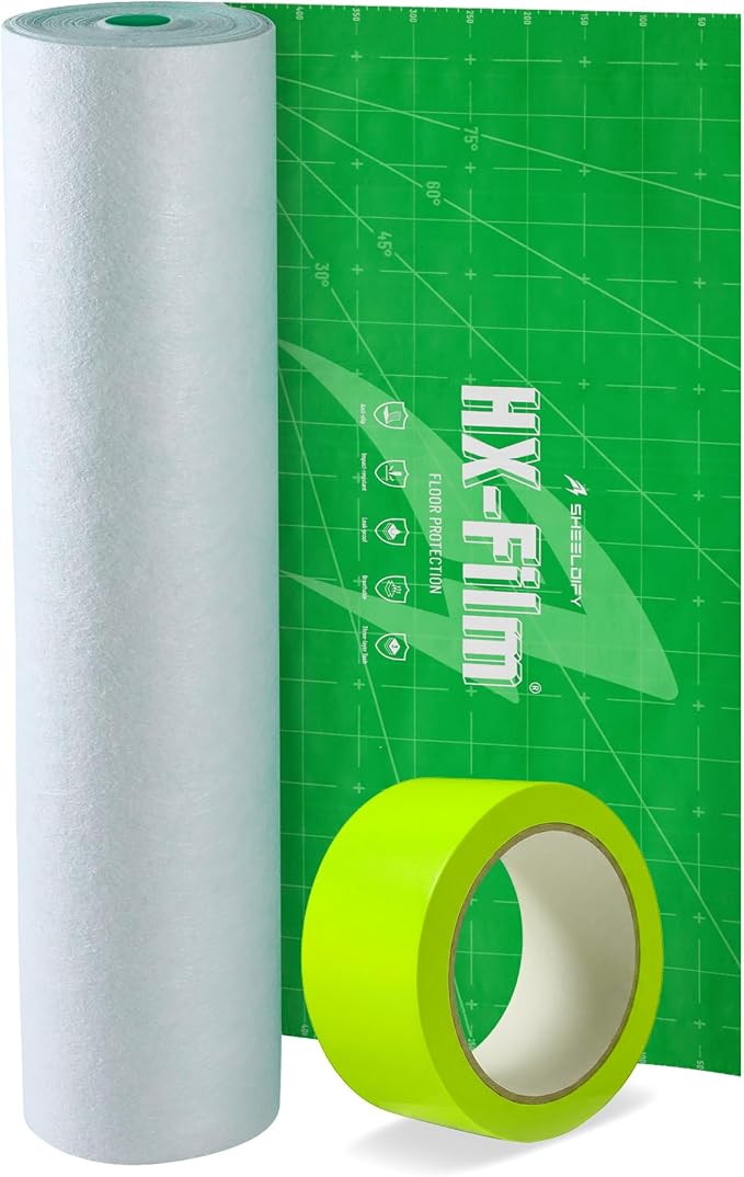 39" x50' Heavy-Duty Floor Protection | Construction Grade Carpet Protector | by HX-Film